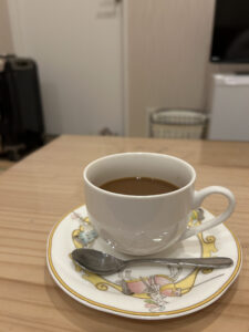 レディースウィークリールーム伊勢の部屋で飲むモーニングコーヒー